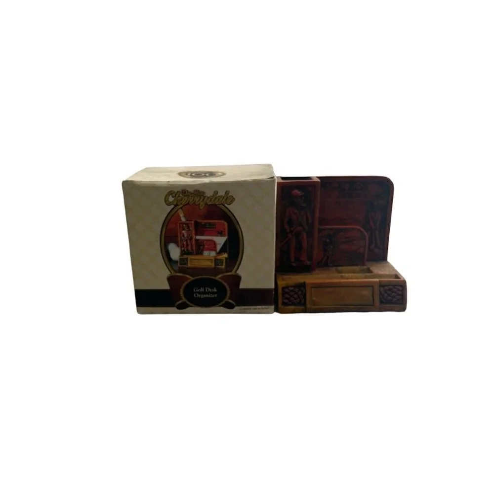 New In Box The New Cherrydale Golf Desk Organizer 5in x5in